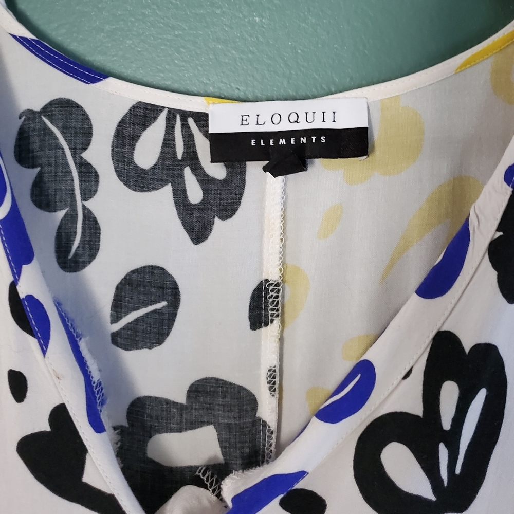 Eloquii Elements Multicolor Leopard Print Self Ti… - image 3